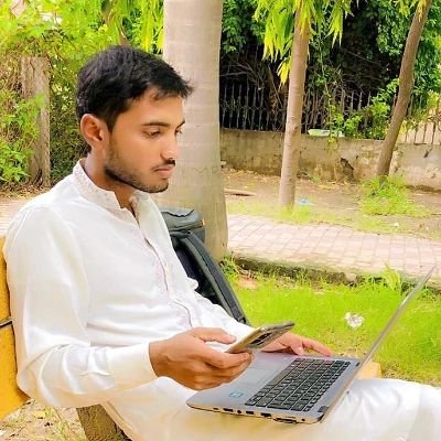 BSCS 👨‍💻/ BSPHY⚛️
Climate☘️ change Activist 🇵🇰
Member of google DSC Pakistan
I'm learning to code👨‍💻
Webdeveloper 
#Sagittarius