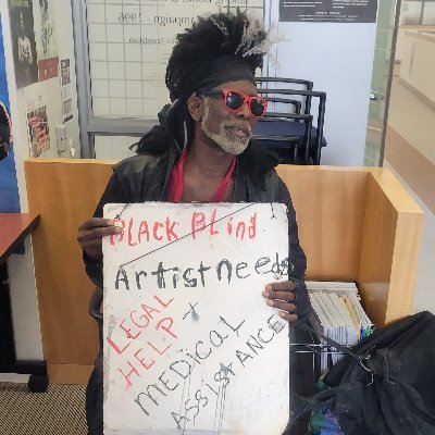 CarlMinor7's profile picture. The Blind Artist of San Francisco. I am faith walker, spiritualist who went totally blind at 29 years old from Cataracts Glaucoma and Detached Retinas.