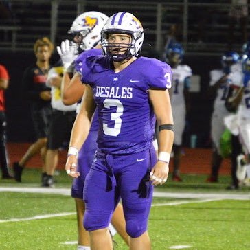 St. Francis DeSales (Columbus) || Class of 2023 || Football || LB/FB/TE || GPA- 4.2 || 5”9 210 || Rugby Wrestling Lacrosse