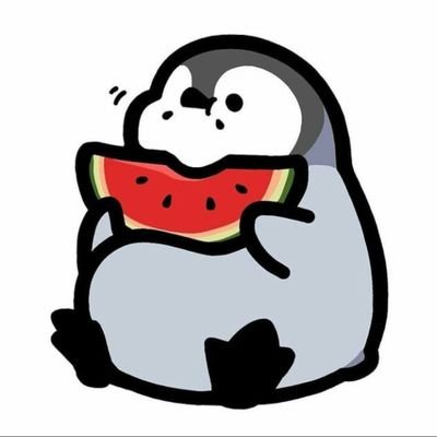 Eating watermelon while watching the drama unfold.