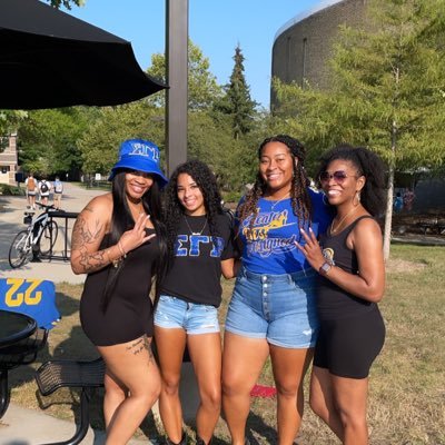 The Sultry Xi Nu Chapter of Sigma Gamma Rho Sorority, Inc. was chartered on the campus of GVSU on February 4, 1996. 🐾✨💙