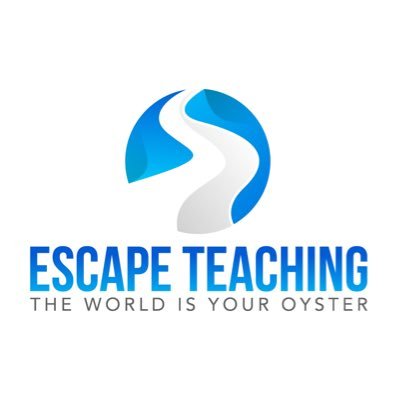 Escape Teaching is for options. Living and working should not be stressful because life is too short. The world is your oyster. https://t.co/JumRTXIKyK