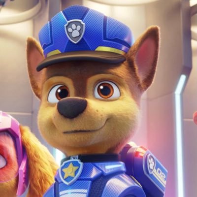 Hello Paw Patrol fans I’m Chase your favorite police pup!, I have a mate named 💙 @ZumaPaw07 💙, “whenever you’re in trouble, Chase is on the case!”