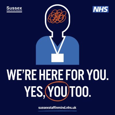 A wellbeing support hub for NHS and Social Care staff in the Sussex area.