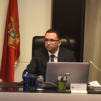 Diplomirani pravnik, sa preko 20 godina radnog iskustva u Vladi Crne Gore i drugim državnim organima. Član Glavnog odbora DPS-a