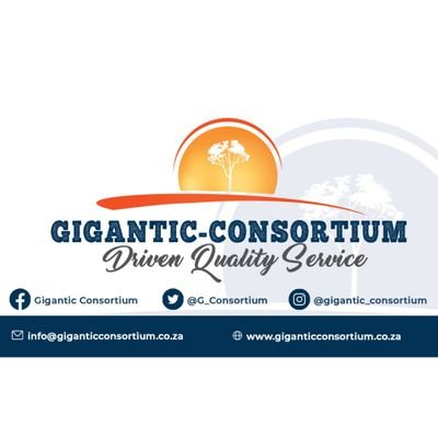 Consultancy company that offers office use services in order for day to day business to be up & running...
info@giganticconsortium.co.za
#DrivenQualityService