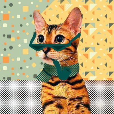 Simba the Bengal - stylistically curated NFTs ⤵️ 👇 #NTF #digitalart #cryptoartist