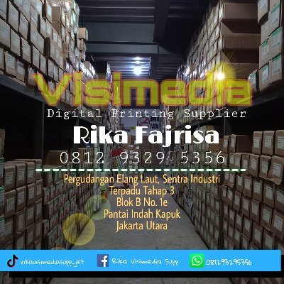 Visimedia Digital Printing Supplies

Penyedia Bahan Cetak Digital Anda
- Spanduk
- Korea
- Laminasi
- Sandblast
- Sticker
- Xbanner / YBanner
- Roll Up Banner