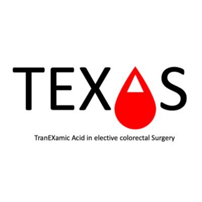 TranEXamic Acid in elective colorectal Surgery
Phase I: Audit, investigating blood loss and transfusion in colorectal surgery
Still recruiting! link below