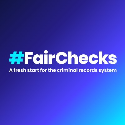 Our criminal records system traps people in the past. It's time for a fresh start. Join us in calling for #FairChecks