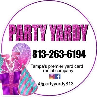 Tampa's Premier Yard Greeting Company! Use the Yard to Send a Card! Contact us today to schedule your celebration! 
813-263-6194
https://t.co/6k4uap3Mmm