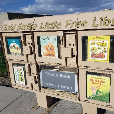 LFLs at Denver, CO RTD transit stations including Gold Strike, Clear Creek, Pecos Junction, and Westminster Sheridan Station. Each box holds 300 books.