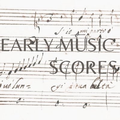 Subscribe Early Music Scores channel on YouTube: https://t.co/gEh4dfBVV9