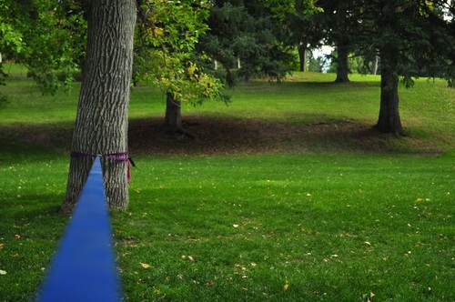 Bozeman Slackline Club is a place where people can come and slackline. We have meets once or twice a week, so come prepared to have some fun and SLACKLINE!
