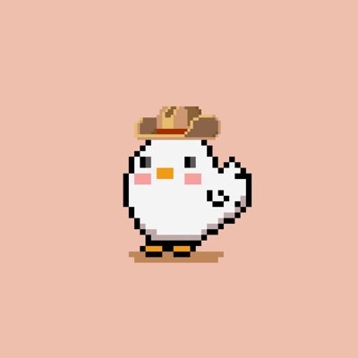 @landofchickens is a NFT pixel art collection. 
collection limited to 10,000 unique chickens dropped over the next year. 
join the discord below for more info