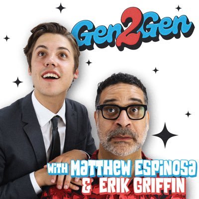 Your New FAVORITE Podcast! 
Hosted by @MatthewEspinosa & @ErikGriffin.   
🚨NEW Episode Every THURSDAY!!!!🚨