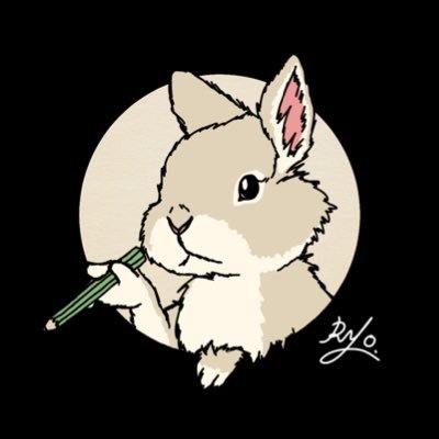 （ #illustrator & #NFTartist ) Rabbits painting artist🐰【opensea】https://t.co/aNOHQ9rEYM #opensea #cryptoluckybunny #クリプトラッキーバニー