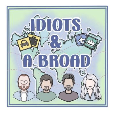 idiotsandabroad's profile picture. A “travel” “show” that I made a “Twitter” account for so nobody else could “steal the name” which is “just a parody” of a TV show anyway.