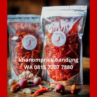 WA 081572077880, Keripik Cabe Merah, Keripik Cabe Thailand, Usaha Keripik Cabe, Khanomprick Bandung RESMI, Open Reseller Khanomprick, Jual Khanomprick