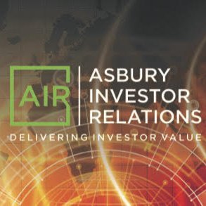 AirAsbury's profile picture. Asbury Investor Relations is an innovative strategic communications firm, focused on helping public companies, and those considering an Initial Public Offering