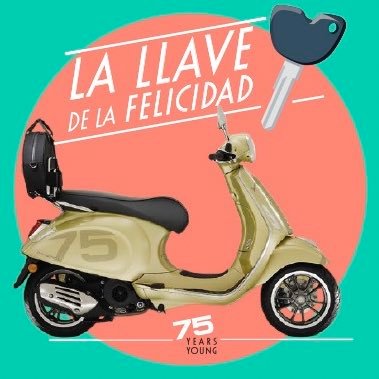 ¿Te atreves a buscar #VespaLaLlaveDeLaFelicidad? 🔑 Completa los retos Vespa Style y gana un viaje a Roma… BY THE FACE! 🛵🏛🇮🇹