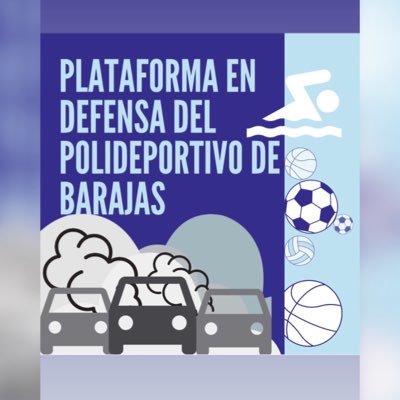 Somos la plataforma vecinal en Defensa del Polideportivo de Barajas de la c/Mistral.  #BarajasPorElDeporte