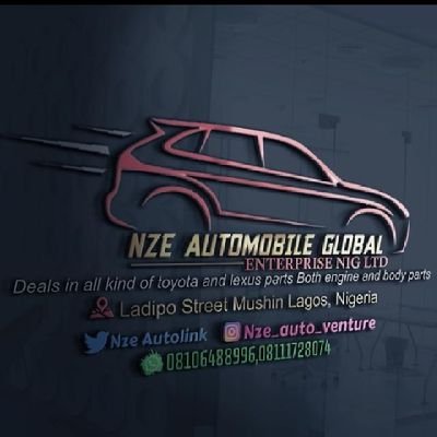 Dealer in all kind of Toyota and lexus parts.
Dm.. 08111728074
