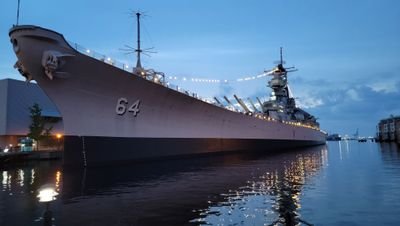 This page is for the battleship BB-64 USS Wisconsin. Located in Norfolk, VA.