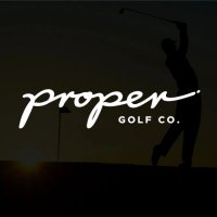 proper golf co.(@propergolfco) 's Twitter Profile Photo