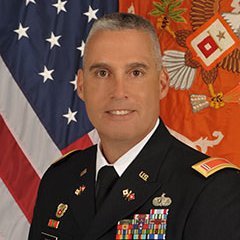 I am Lieutenant General George L. Hahn from the United States army currently here in Syria on a peace keeping mission
