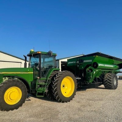 We sell new and used farm and livestock equipment and we farm.  Our hands on farming knowledge helps us understand and know the equipment we sell.