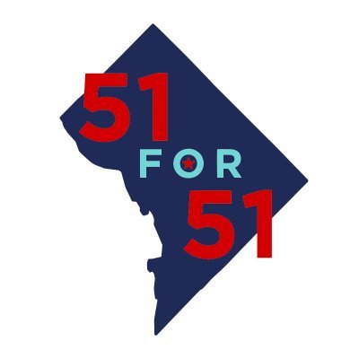 51 votes to make the 51st state. Let's grant #DCStatehood and give the 700k+ mostly Black and Brown residents of D.C. the representation they deserve.