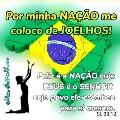 Casada, mãe, avó, aposentada, tia do Zap, conservadora, patriota, acredita, piamente, que Deus está acima de tudo! 🚫DM #FechadoComBolsonaro