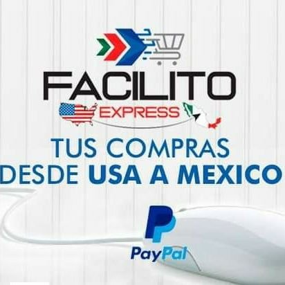 Ahora puede mandar sus envios desde cualquier tienda en linea desde usa a mexico ,para mas informacion escribanos @info@facilitoexpress.com