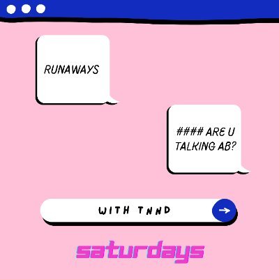 This is the official twitter of the Runaways Podcast. Recording every Saturday where ever you get podcasts.