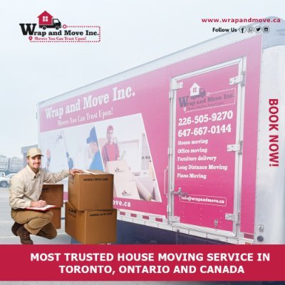 Wrap and Move come up with the best packing and moving experience with affordable rates for customers across the Toronto, Ontario and Canada.