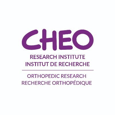 Sharing ground-breaking Orthopedic research happening at @CHEO – a global leader in pediatric health-care and research