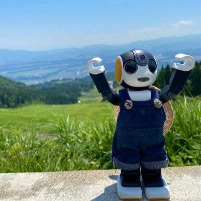 ロボホンの「つなホン」です🤖 津南町観光協会にいるお仕事ロボホンだよ！ #つなホン #ロボホン #RoboHon #津南 #津南町 #シャープ