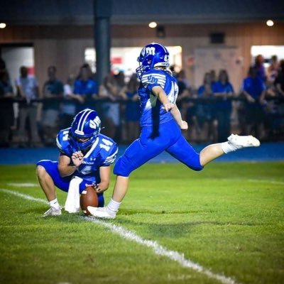 2024 Kicker/Punter | Van Meter HS (IA) | 3.75 GPA | 78/80 PATs Senior year | Coe College commit