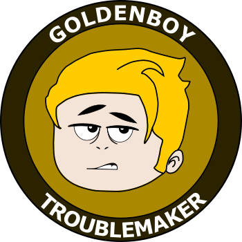 Golden Boy is an arrogant young man, dangerous to himself and others, a troublemaker. Loves soccer and cigars. 
#nft #crypto