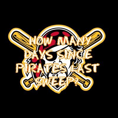 PiratesLstSweep's profile picture. daily reminder of how many days it’s been since a Pittsburgh Pirates completed series sweep