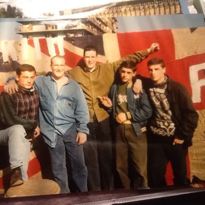 Red White and Blue........Orange too Charlton, England, N.l. Rangers Dundee Dundee United Ebbsfleet United&Kent CCC 87/91 James, Stone Roses & Inspiral Carpets.