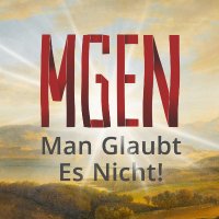 Man Glaubt Es Nicht! (@mgenblog) 's Twitter Profile Photo Man Glaubt Es Nicht! (@mgenblog) 's Twitter Profile Photo