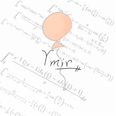 Ymir_math's profile picture. 高3です。解析が好き。今は代数を勉強中。微分、積分、いい気分！