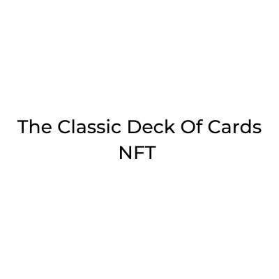 An NFT project based on classic playing cards.
52 Cards Only.