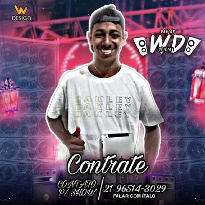 VENHA FAZER SUA:

RESENHA 
ANIVERSÁRIO 
FESTA DE CASAMENTO 
EVENTOS
ANIVERSÁRIO INFANTIL 
É MUITO +
CONTRATE JA @DJWDOFICIAL1 /CONTATO (21)990319363 📲