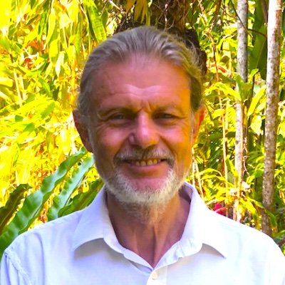 Dr Andre Leu, Author of: Growing Life, The Myths of Safe Pesticides. He is the International Director of Regeneration International, musician and farmer