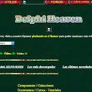 Delphi Heaven es tu sitio para desarrolladores #embarcaderodelphi
Cursos, VCL, vídeos, código fuente, links, foro