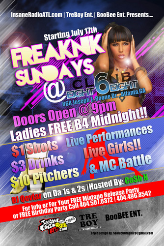 To Perform or get more info email us : FreakNikSunday@Gmail.com | @InsaneRadioATL @TreBoyENT #TeamFollowBack #TeamInsaneRadio