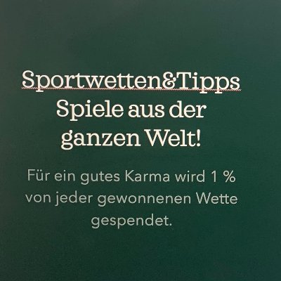 Jeden Tag posten wir Spiele, Ergebnisse und Tipps für eine Erfolgreiche Sportwette. In den letzten Jahren sind wir bei Fussballwetten im Plus.